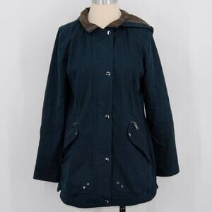 Mo-Ka Green Blue Lightweight Rain Jacket